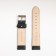 Watch strap, male, 20 mm, harness 75 mm, larynx 115 mm, genuine leather, black