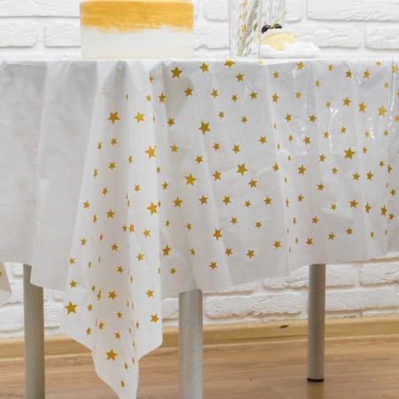 GRAY "Stars", 137x220 cm, gold color-1