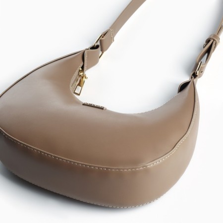 Women's bag made of artificial leather, 22x23x6 cm, brown color-7