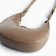 Women's bag made of artificial leather, 22x23x6 cm, brown color
