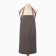 Apron Ethel with pockets is gray, 75*68 cm p/e 50%, HL 50%