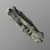 A folding stinger knife with a clip, a slope, 9 cm, blade - 3cr13, hilt - steel