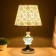 Valencia table lamp E27 40W chrome 25x25x42 cm Risalux