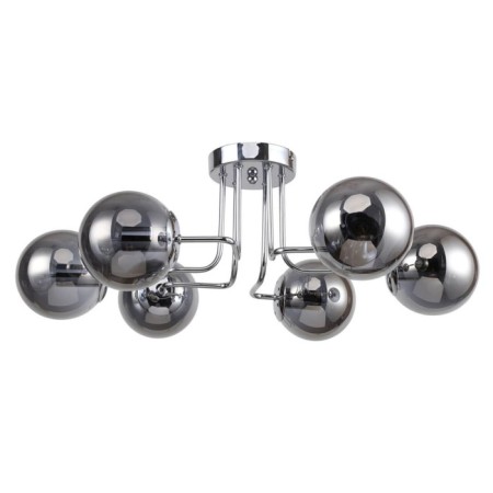 Modestus chandelier, 6x40W E14, color chrome
