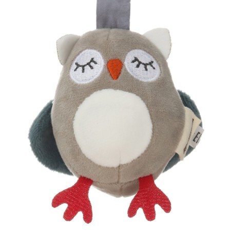 Suspension - rattle “Owl”, gap., The squeak, rustling, on a crib, stroller, crumb me-17