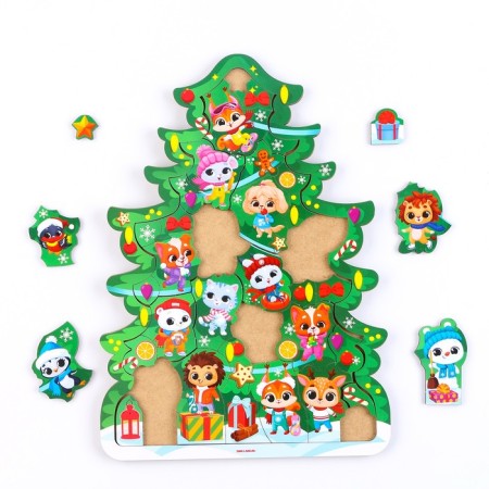 New Year's puzzle "Christmas tree"-3