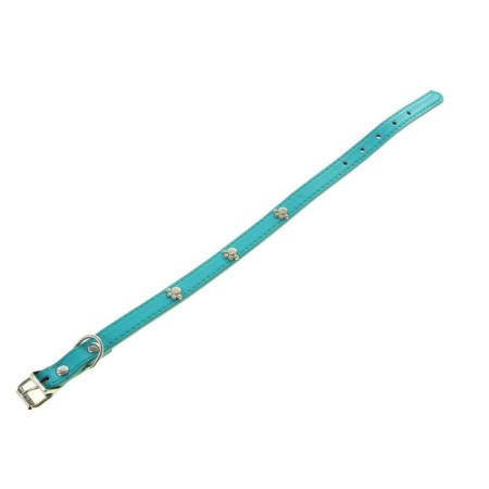 Neon collar with paws, 40 x 1.5 cm, blue-2