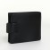 Male purse on the button, black color