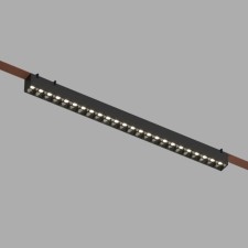 DK5572-BK Light Belty Grill with LED L642MM H45MM 48V 24 ° 4000K IP20 Black Aluminum