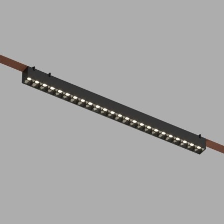 DK5572-BK Light Belty Grill with LED L642MM H45MM 48V 24 ° 4000K IP20 Black Aluminum