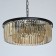Goslar chandelier, 6x60W E14, black color, gold