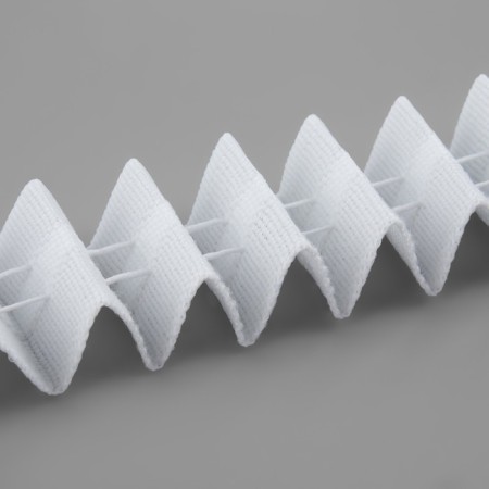 The curtain tape is classic, matte, 2.5 cm, 100 ± 1 m, white color-2