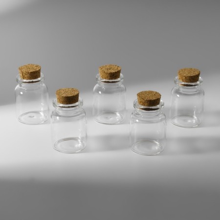 Jars for storing beads, d = 3 × 4.5 cm, 5 pcs-1