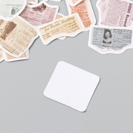 Stickers for creativity "Gazeta Enems" set 46 pcs 4.4x4.4x1.1 cm-2
