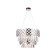 Crystal chandelier with Ambrella Light, Traditional, Tr5273, E14, Color Chrome