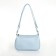 Bag Women's Cross-Bodi with a zipper, blue color