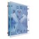 Carty clock is wall-mounted, interior "two white swan", silent, 25 x 35 cm