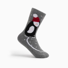Women's socks, gray color, rr 23-25 ​​(shoe rr 36-40)