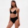 Swimming trunks of women's minaku slips, black color, size 46