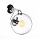 Sconces st. SL550.101.01. Senza. 1x60 watts, E27, 25x35 cm, chromium color