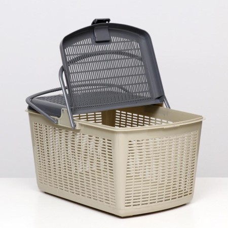 Basket 47x36x27.5 cm, gray-3