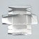 Gift folding box, packaging, "Present", 21 x 15 x 7 cm