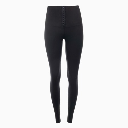 Female sports leggings, black color, size 40-42 (s)-11