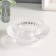 Glass "Fountain" double-sided transparent d-2 and 5 cm 8x8x4 cm