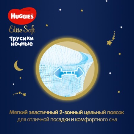 Night Panties Night Huggies Elite Soft (15-25kg) 16pcs.-2