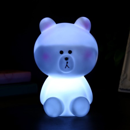 Nightlight "Bear" 1W Mix 9.5x9.5x15 cm Risalux-3
