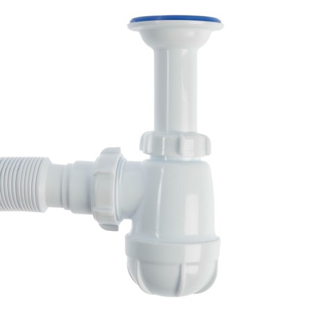 Siphon for the Aquant, 1 1/4 sink, with an elongated neck, with a flexible pipe 40x40/50 mm-2
