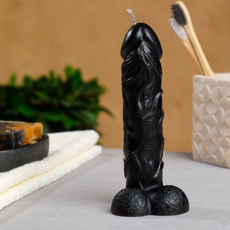 Figure candle "Favorite" Black 16cm-2