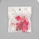 Beads for creativity plastic "Three flowers" Warm mix set 20 g 1.9x1.9x0.9 cm