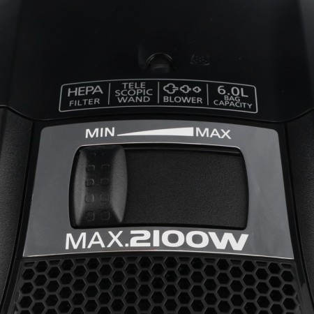 Vacuum cleaner Panasonic MC-CG715 K, bag, 2100 watts, 6 l, 65 dB, cord 5 m, black-2
