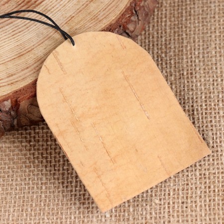 Souvenir "Prayer before the start of every business", 6.5 × 9 cm, birch bark-3