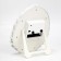 Clock - desktop an alarm clock, discrete move, dial 7 x 11 cm, 14.5 x 15.5 cm