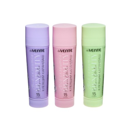 PVP-based glue, 15 g, Devente Mentality, quickly-drying, mix x 4 colors, cardboard box-1