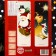 Advent calendar with mini tiles made of milk chocolate "Happy Santa", 50 g