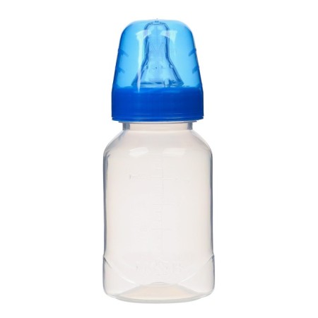 A bottle for feeding, a classic throat, 150 ml., From 0 months., Blue color-3