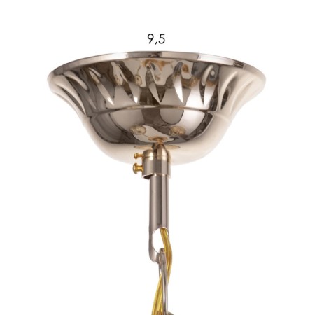 Ruby chandelier 3x40W E27 gold 55x55x85 (45) cm-7