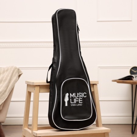 Music Life Ukulel Case, premium, with a patch pocket, 63 x 24 x 9 cm-1