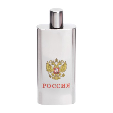Flask for alcohol and water, 330 ml, "Russia", stainless steel, cover, gift-2