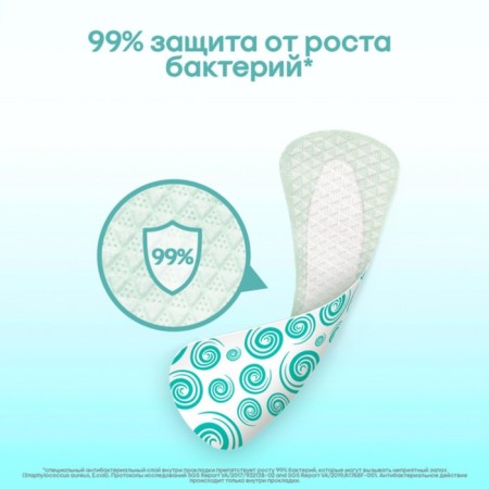 Kotex daily gaskets, antibacterial, thin extra, 40 pcs-8