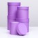 Set of round boxes 5 in 1 "Lilac", 20 x 20 - 15 x 15 cm