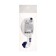 Ballpoint pen on the self -adhesive stand attomex 0.7 mm, shift rod, blue ink, plastic spring