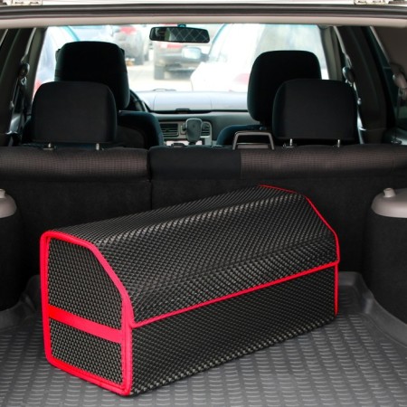 Organizer COFR in the trunk of a car, bag, EVA material, 70 cm, red kant-2