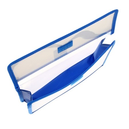 A5 notebook folder (230 x 190 x 50 mm), with Velcro valve, plastic/textiles, calligrata, "cosmos"-3