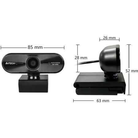 Camera Web A4Tech PK-940ha Black 2MPIX (1920x1080) USB2.0 with a microphone-8