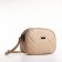 Bag Women's Cross-Bodi with a zipper, beige color