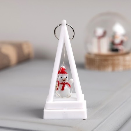 LED Figure Snowman, 4x4x9.5 cm, LR1130X3 (in the set), T/white-2
